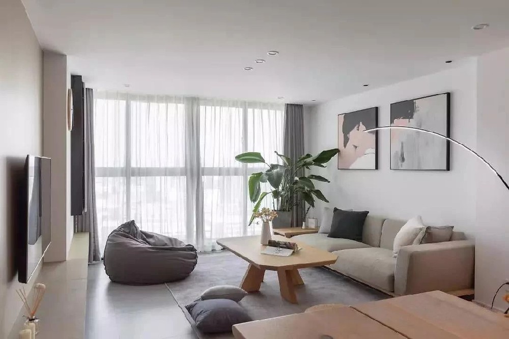 120㎡日式+北歐開放式布局，粉色調(diào)清新文藝，享受舒適生活