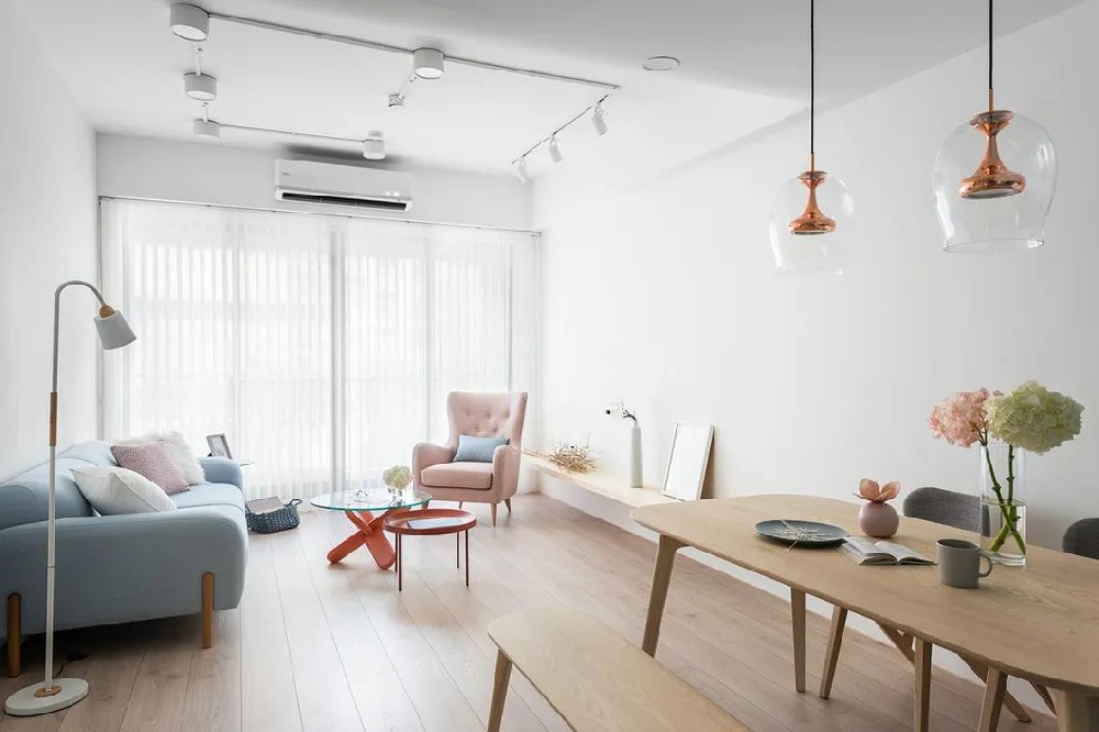 建面61㎡北歐風(fēng)，宛如冰激凌世界